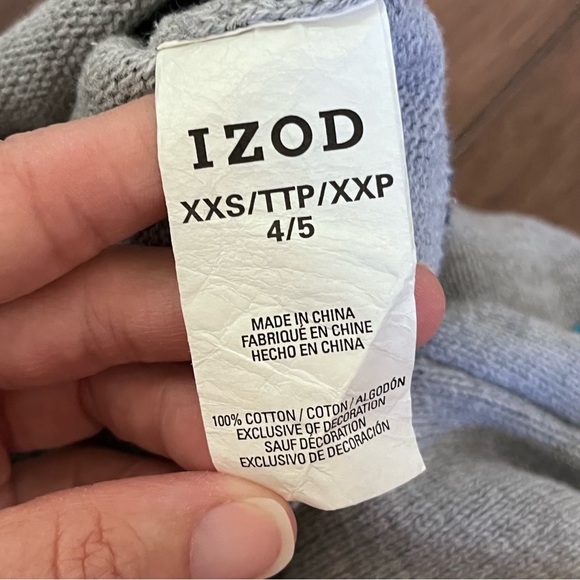 Set of two boys preppy sweaters Izod Tommy Hilfiger, size 5 - Picture 9 of 10